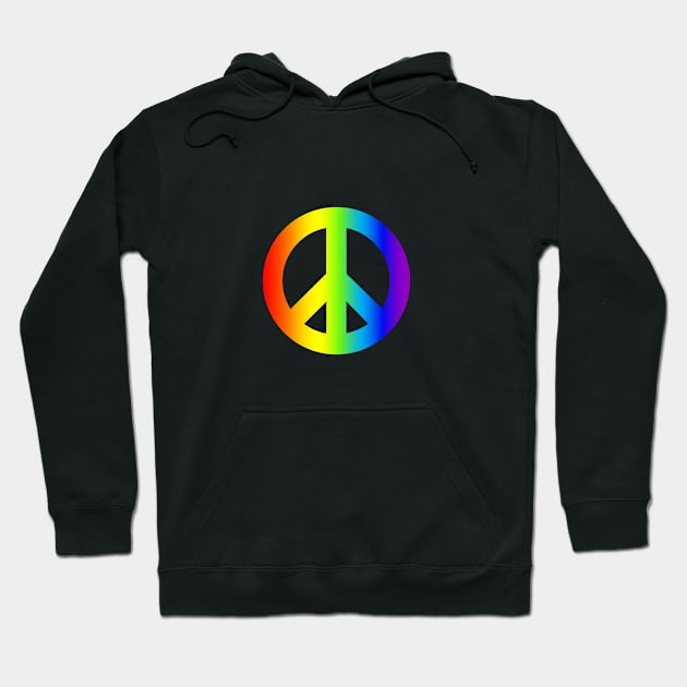 RAINBOW PEACE COLLECTION Hoodie by Robert's Design